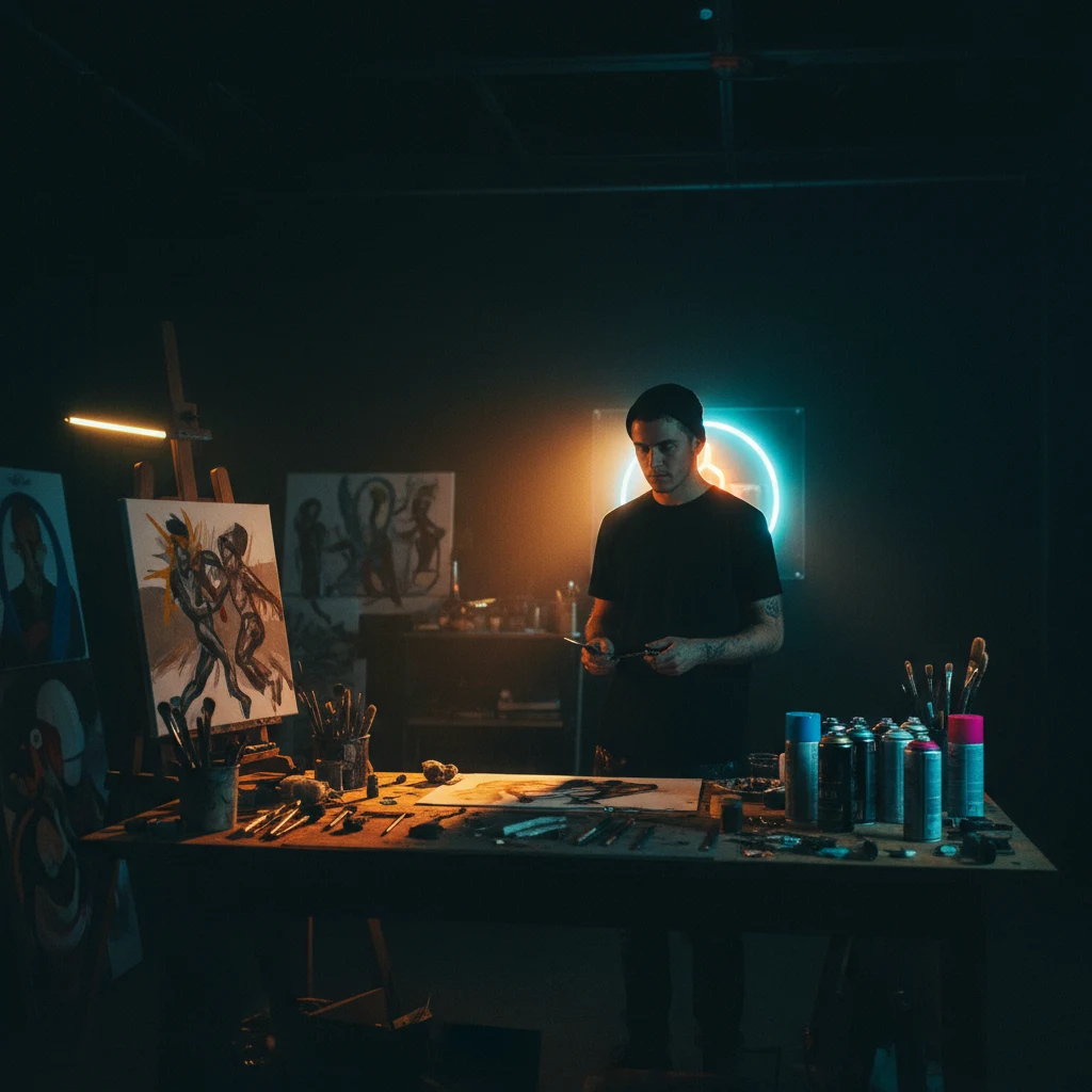 Mandala complexe, symétrie et harmonie.